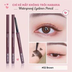 Chì Kẻ Mắt Habaria Waterproof Eyeliner Pencil