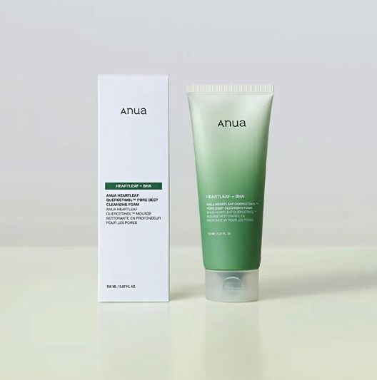 Sữa Rửa Mặt Anua Heartleaf + BHA Quercetiol Pore Deep (01/2029)
