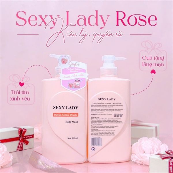 Sữa Tắm Sexy Lady Pháp 700ml (29/07/2027)