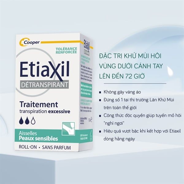 Lăn Khử Mùi Etiaxil Pháp 15ml (Nhập Khẩu) (02/2028)