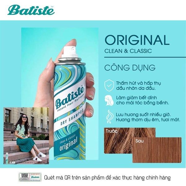 Dầu Gội Khô Batiste