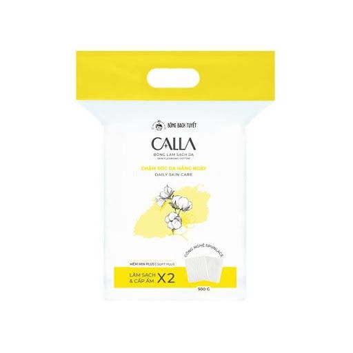 Bông Tẩy Trang Bạch Tuyết Calla Mềm Mịn 500g