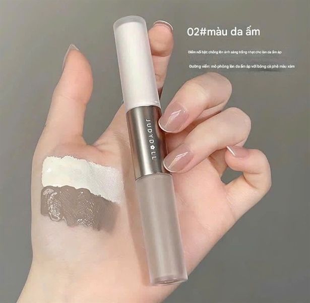 Tạo Khối Và Bắt Sáng 2 Đầu Dạng Kem Judydoll 4.8G (09/2028)