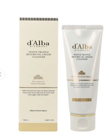 Sữa Rửa Mặt d'Alba White Truffle Return Oil Cream Cleanser Tube