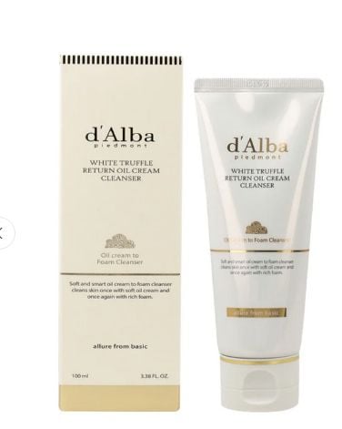 Sữa Rửa Mặt d'Alba White Truffle Return Oil Cream Cleanser Tube