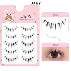Lông Mi cụm Jary Cluster Lashes Hộp Nhựa 5 Hàng