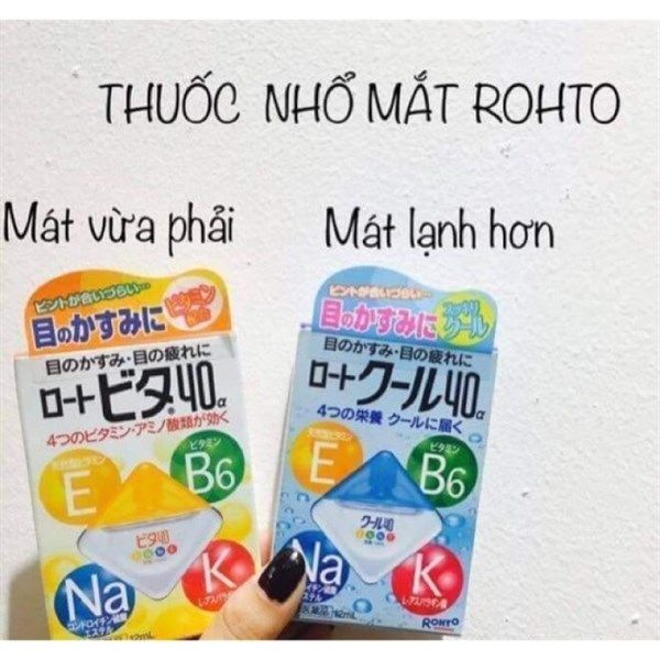 Nước Nhỏ Mắt Dịu Mắt Rohto Vita 40 Nhật Bản 12ml