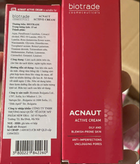 Kem Trị Mụn Biotrade Acnaut Active Cream 15ml (08/2029)