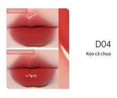 Son 2 Đầu Kem Lì + Dưỡng Bóng Mooekiss