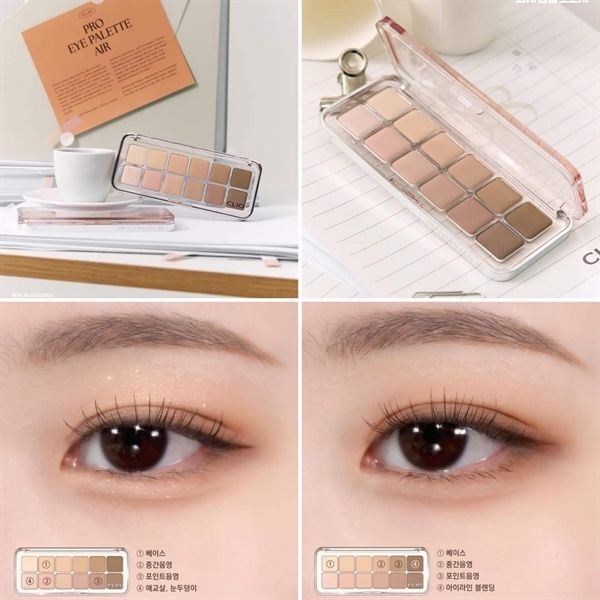 (XT) Phấn Mắt 12 Ô Clio Pro Eye Palette Air Hàn Quốc (9/2026)