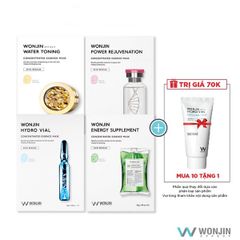 Hộp 10 Miếng Mặt Nạ Wonjin ( Tặng Kèm Sửa Rửa Mặt Wonjin Effect Hydro Rise) )