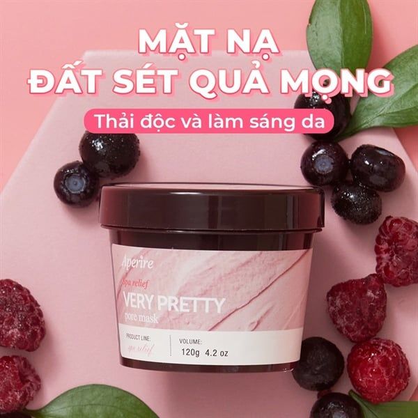 Mặt Nạ Đất Sét Aperire Spa Relief Pore Mask 120g (11/2028)