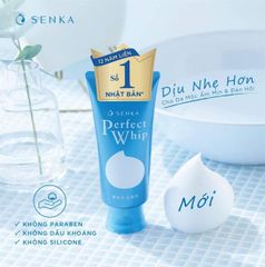 #Xanh Dương - Sữa Rửa Mặt Perfect Whip Senka 120g (25/02/2028)