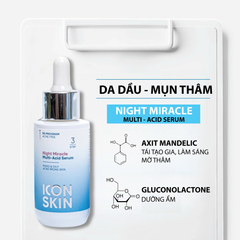 Serum Ban Đêm ICON SKIN Night Miracle Multi Acid
