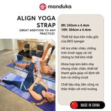  Dây tập yoga MANDUKA ALIGN-8/10FT 