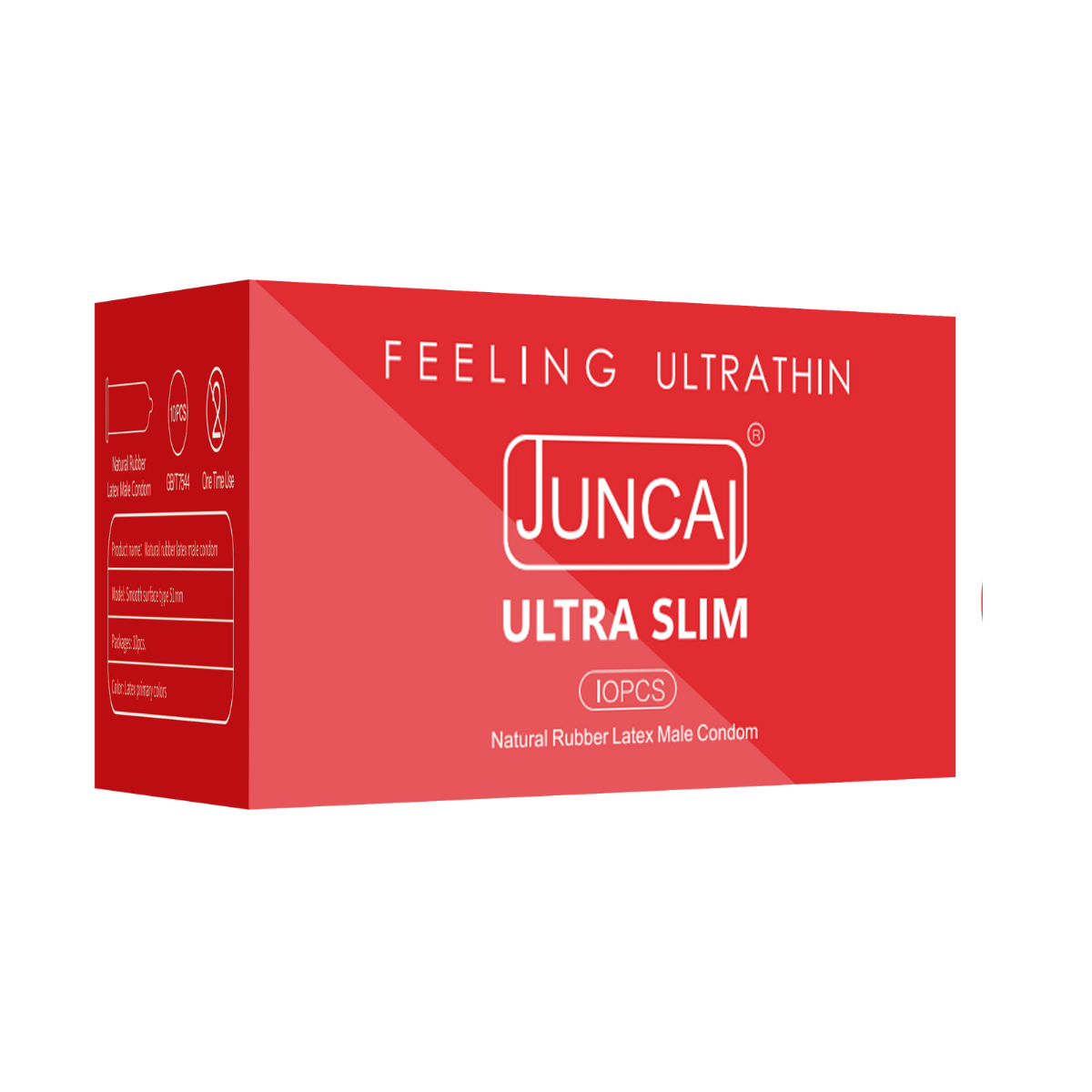  Bao cao su cao cấp siêu mỏng Juncai Ultra Slim| Hộp 10 Cái 