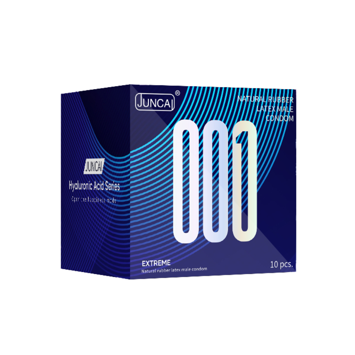  Bao cao su cao cấp gân gai kéo dài Juncai Extreme 001 | Hộp 10 Cái 