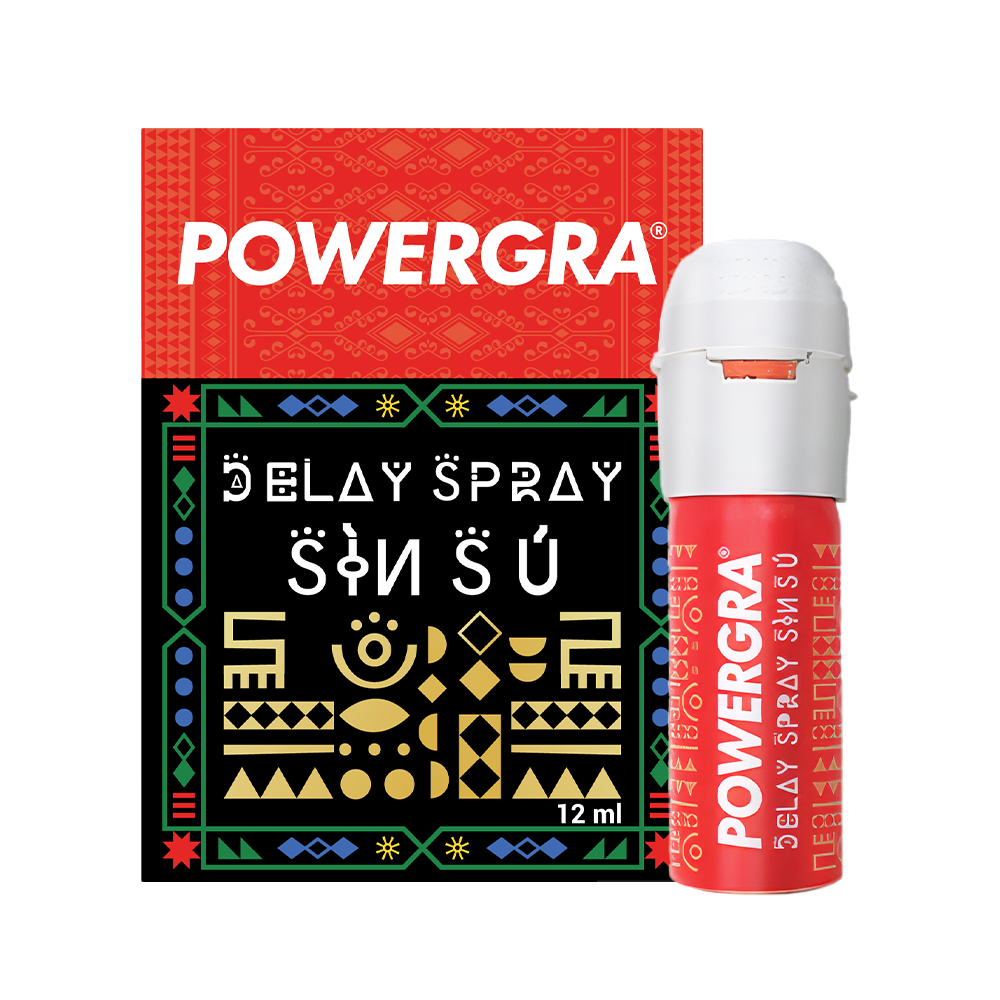 Chai xịt Powergra Delay Spray Sìn Sú kéo dài thời gian 12ml