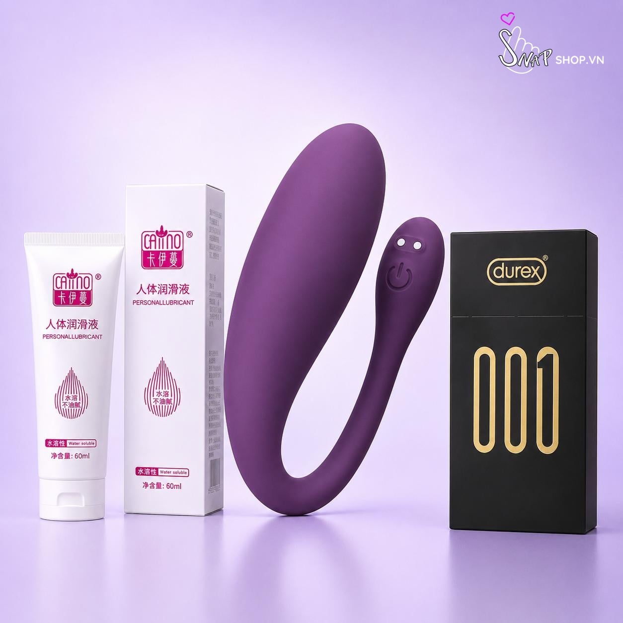Combo Quý Cô Hạnh Phúc Trứng Rung App Gel BCS Durex