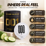  Bao cao su siêu mỏng hương dưa leo Inhers Real Feel 001 Hộp 10 Cái 