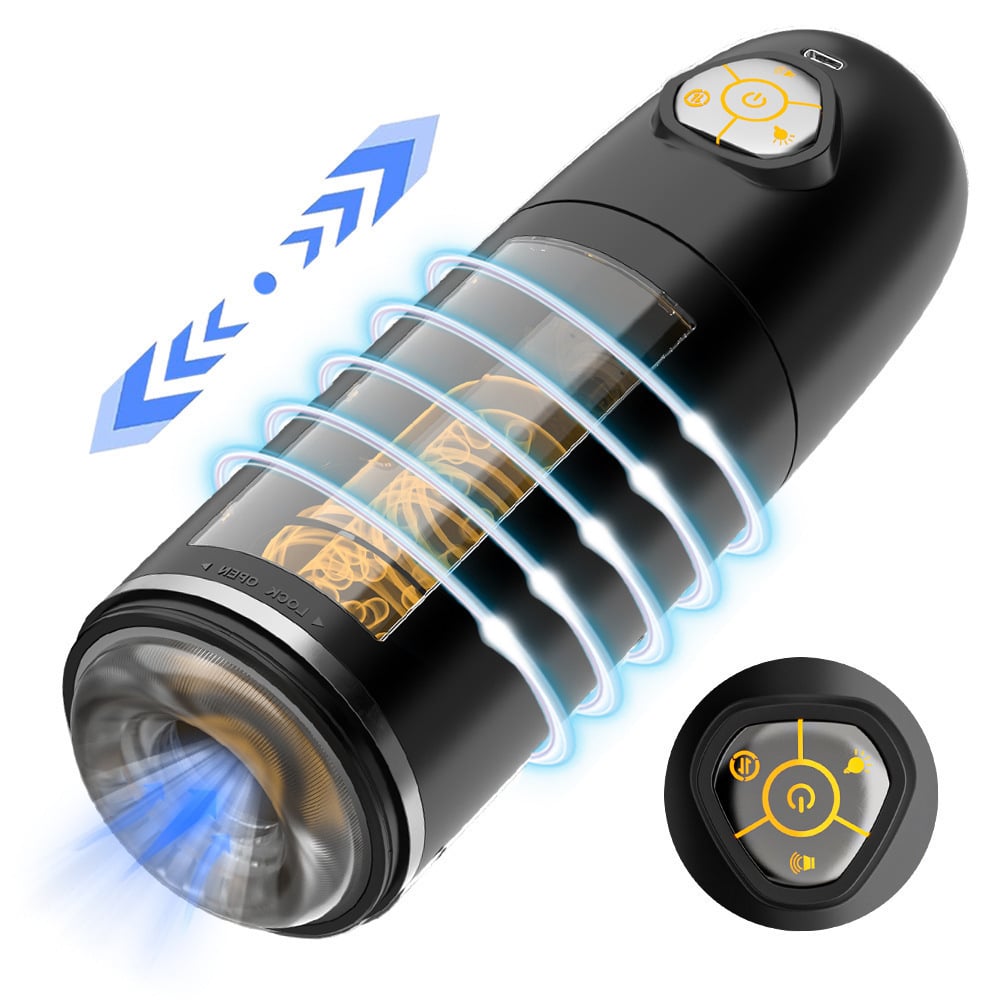 Cốc âm đạo cao cấp xoay thụt có âm thanh Capsule