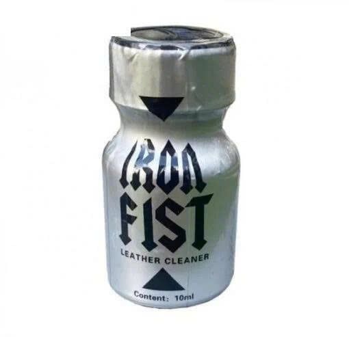  Chai hít tăng khoái cảm Popper Iron Fist Leather Cleaner Silver 10ml - Hàng Mỹ 