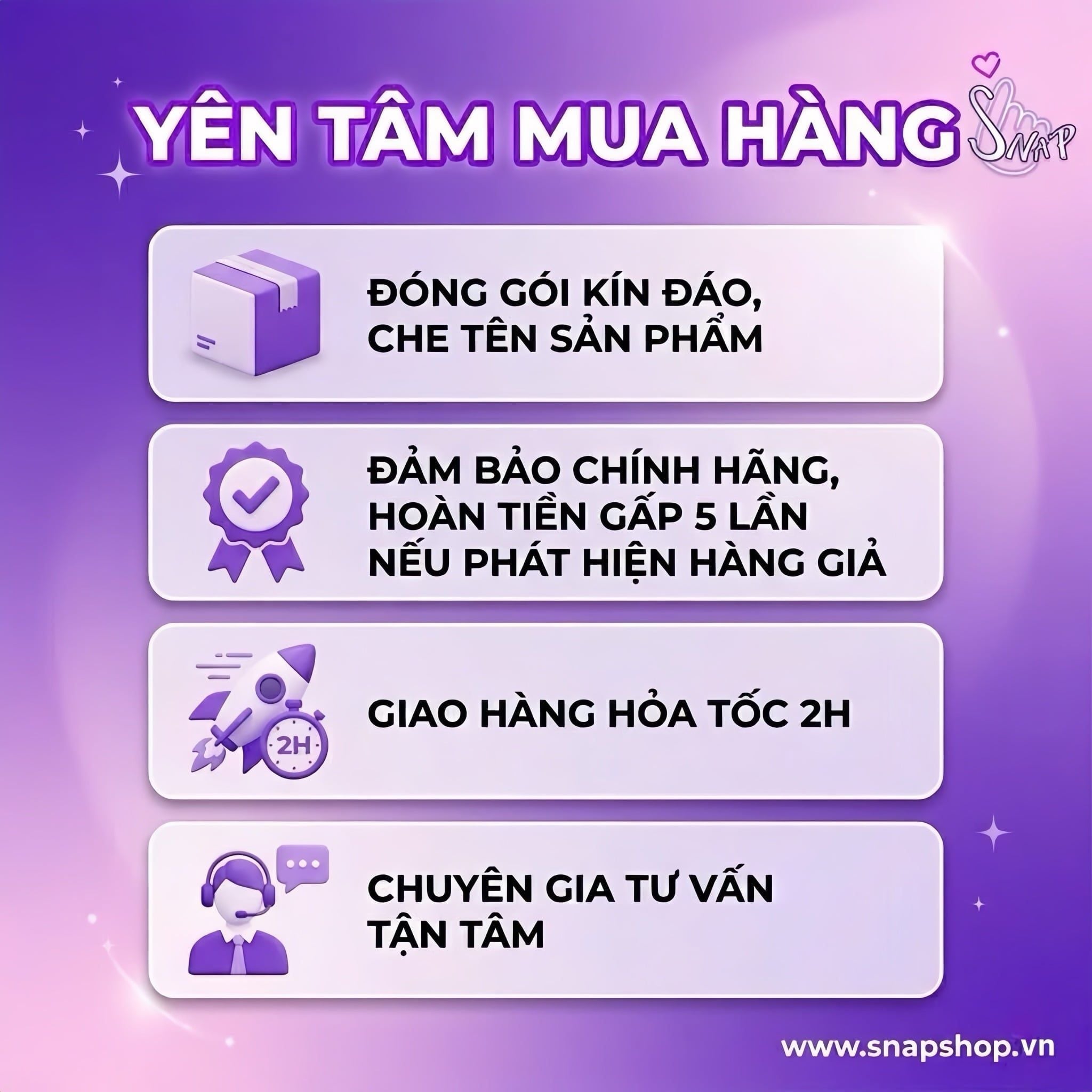 Snapshop giao hàng kín đáo