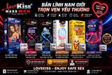  Bao cao su siêu mỏng kéo dài thời gian hương bạc hà Lovekiss Maxxmen 003 Hộp 12 Cái 