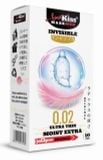  Bao cao su siêu mỏng nhiều gel hương hoa anh đào Maxxmen Lovekiss Invisible Hộp 10 Cái 