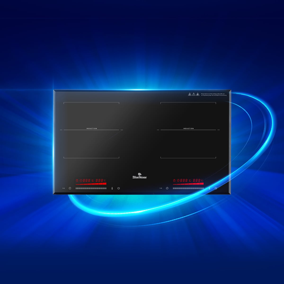 Bếp từ đôi bluestone icb-6920 3400w - miễn phí lắp đặt, cắt đá