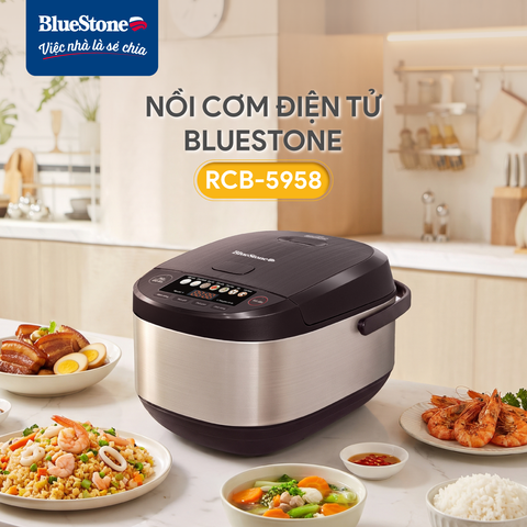  Nồi cơm điện tử BlueStone RCB-5958 860W 1.8L 