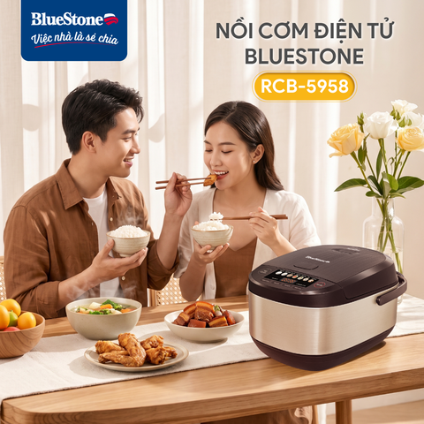  Nồi cơm điện tử BlueStone RCB-5958 860W 1.8L 