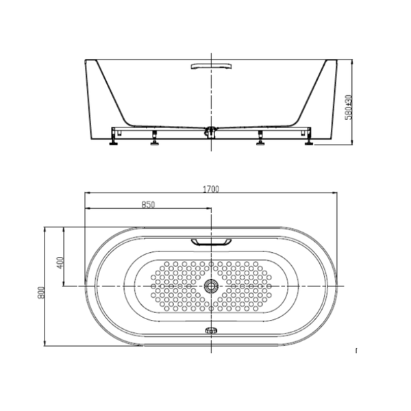  Bồn tắm đặt sàn American Standard BTAS2732 