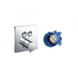  Van điều chỉnh nhiệt độ kèm van chuyển hướng và phụ kiện âm tường TOTO TBV02406B/TBN01001B 