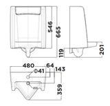  Bồn tiểu nam American Standard WP-6591T 
