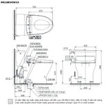  Bàn cầu điện tử TOTO MS188VKW24#XW/T53P100VR 
