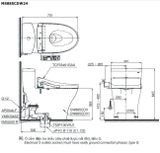  Bàn cầu điện tử TOTO MS885CDW24#XW 