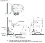  Bàn cầu điện tử TOTO MS887CRW24#XW 
