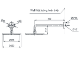  Bát sen gắn tường TOTO TBW07002A 