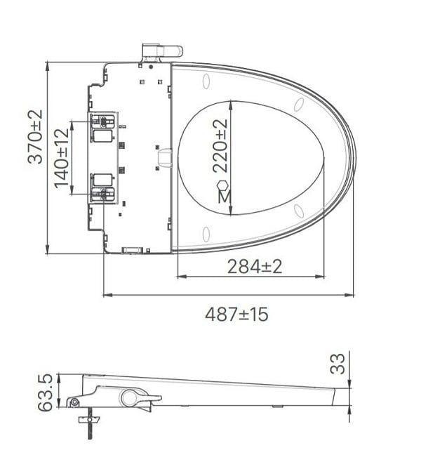  Nắp rửa cơ Inax CW-S32VN-1 