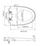  Nắp rửa cơ INAX CW-S32VN 