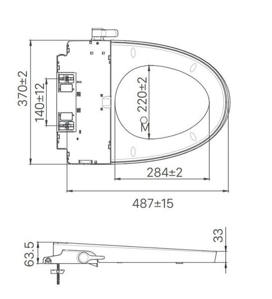 Nắp rửa cơ INAX CW-S32VN Bùi Minh