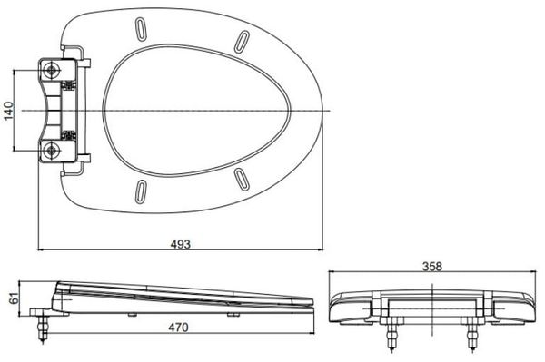 Nắp đóng êm TOTO TC395VS#W - Bùi Minh