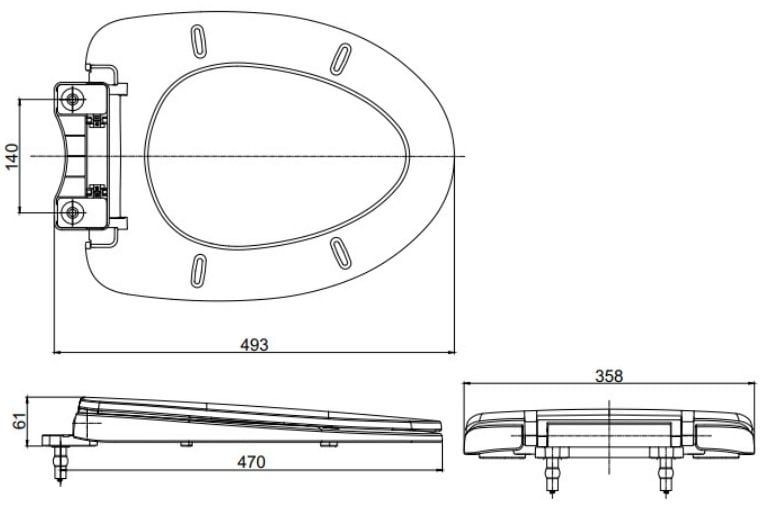  Nắp đóng êm TOTO TC395VS#W 