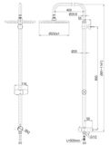  Bộ sen cây nóng lạnh TOTO TBW13020V/TBS04302V/TBW09010V 