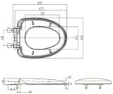  Nắp đóng êm TOTO TC385VS 