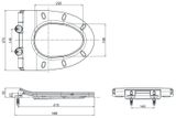  Nắp đóng êm TOTO TC600VS#W 