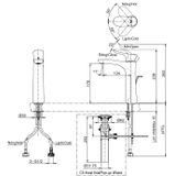  Vòi chậu nóng lạnh TOTO TLG01304V1 