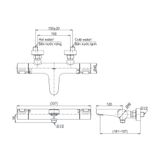 Bộ sen tắm nhiệt độ TOTO TBV09400V/TBW09010V 