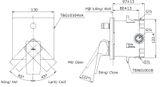  Van gật gù điều chỉnh nóng lạnh GB kèm nút chuyển hướng và phụ kiện âm tường TOTO TBG10304VA/TBN01001B 